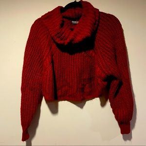 Fashion Nova cropped knit sweater